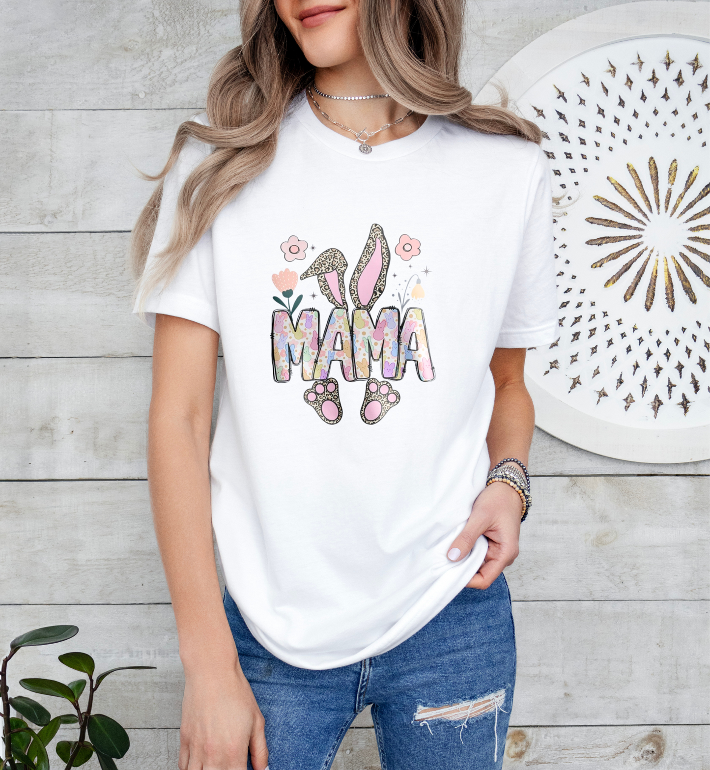 Mama Easter Bunny Tee